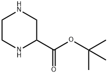 2-Piperazinecarboxylicacid,1,1-dimethylethylester(9CI) Struktur