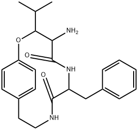 4-Amino-7-benzyl-3-isopropyl-2-oxa-6,9-diazabicyclo[10.2.2]hexadeca-12,1(14),15-triene-5,8-dione|