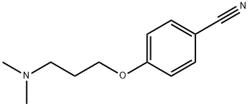 4-[3-(Dimethylamino)propoxy]benzonitrile 化学構造式