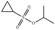 シクロプロパンスルホン酸イソプロピル 化学構造式