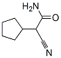 Cyclopentaneacetamide,  -alpha--cyano- 化学構造式