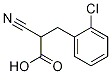 3-(2-chlorophenyl)-2-cyanopropanoic acid 化学構造式