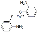 Zinc bis(2-aminobenzenethiolate) Struktur