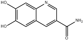 3-Quinolinecarboxamide, 6,7-dihydroxy- (9CI) 结构式