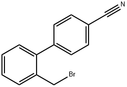 2'-(溴甲基)-[1,1'-联苯]-4-氰基 结构式