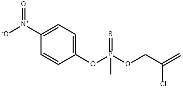 Methylthiophosphonic acid O-(2-chloro-2-propenyl)O-(4-nitrophenyl) ester 结构式