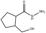 Cyclopentanecarboxylic  acid,  2-(hydroxymethyl)-,  hydrazide Struktur