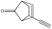 Bicyclo[2.2.1]hept-2-en-7-one, 5-ethynyl-, endo- (9CI) Structure