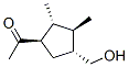 Ethanone, 1-[4-(hydroxymethyl)-2,3-dimethylcyclopentyl]-, [1R-(1alpha,2alpha,3beta,4alpha)]-,146683-01-4,结构式