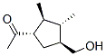 Ethanone, 1-[4-(hydroxymethyl)-2,3-dimethylcyclopentyl]-, [1S-(1alpha,2beta,3alpha,4beta)]- 结构式