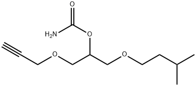 1-(Isopentyloxy)-3-(2-propynyloxy)-2-propanol carbamate Struktur