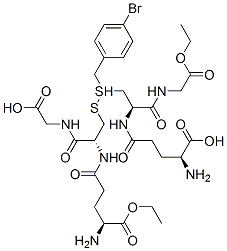 S-4-bromobenzylglutathione diethyl ester,146712-97-2,结构式