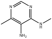 Pyrimidine, 5-amino-4-methyl-6-(methylamino)- (8CI) 化学構造式