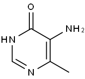 4(1H)-Pyrimidinone, 5-amino-6-methyl- (9CI) 化学構造式