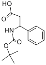 3-(Boc-amino)-3-phenylpropionic acid Structure