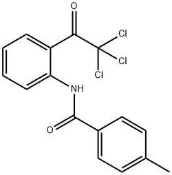 Benzamide,  4-methyl-N-[2-(trichloroacetyl)phenyl]-  (9CI) Structure