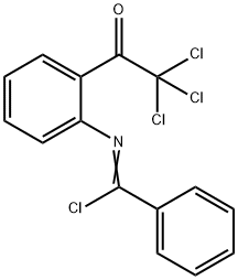 Benzenecarboximidoyl  chloride,  N-[2-(trichloroacetyl)phenyl]-  (9CI) 化学構造式