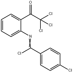 Benzenecarboximidoyl  chloride,  4-chloro-N-[2-(trichloroacetyl)phenyl]-  (9CI)|