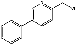 2-(CHLOROMETHYL)-5-PHENYLPYRIDINE 结构式