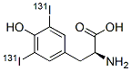 L-Tyrosine, 3,5-di(iodo-131I) Structure