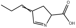 2H-Pyrrole-2-carboxylicacid,3,4-dihydro-4-propylidene-(9CI) Struktur