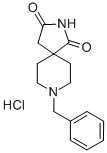 8-benzyl-2,8-diaza-spiro[4.5]decane-1,3-dione(HCl) Struktur
