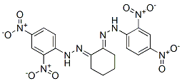 1,2-Cyclohexanedione bis(2,4-dinitrophenyl hydrazone) Struktur