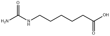 6-(氨基甲酰氨基)己酸, 1468-42-4, 结构式