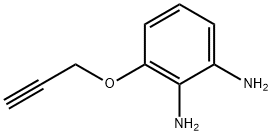 1,2-Benzenediamine,  3-(2-propynyloxy)-  (9CI) 结构式