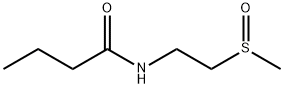 Butanamide,  N-[2-(methylsulfinyl)ethyl]- 结构式