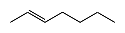 反-2-庚烯, 14686-13-6, 结构式
