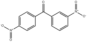 3,4'-ジニトロベンゾフェノン 化学構造式