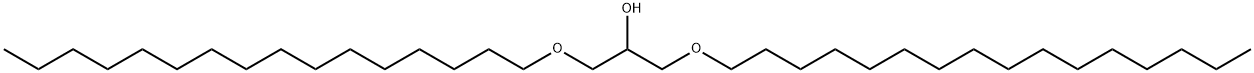 1,3-二(十六烷氧基)丙-2-醇, 14690-01-8, 结构式