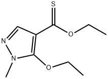 1H-Pyrazole-4-carbothioicacid,5-ethoxy-1-methyl-,O-ethylester(9CI) 化学構造式