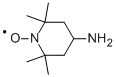 4-胺-2,2,6,6-四甲基二苯哌酯 结构式