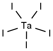 TANTALUM (V) IODIDE Struktur