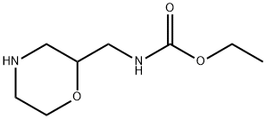Carbamic  acid,  (2-morpholinylmethyl)-,  ethyl  ester  (9CI) Structure