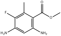 Benzoic acid, 4,6-diamino-3-fluoro-2-methyl-, methyl ester (9CI)|