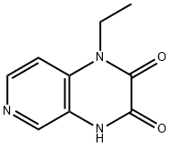 Pyrido[3,4-b]pyrazine-2,3-dione, 1-ethyl-1,4-dihydro- (9CI) Structure