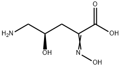 Pentanoic acid, 5-amino-4-hydroxy-2-(hydroxyimino)-, (R)- (9CI) Structure