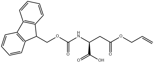 FMOC-ASP(OALL)-OH Struktur