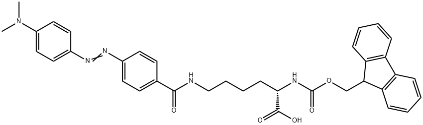 NΑ-FMOC-NΕ-DABCYL-L-赖氨酸,146998-27-8,结构式