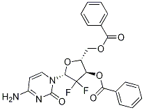 2',2'-difluoro-2'-deoxycytidine-3',5'-dibenzoate Struktur