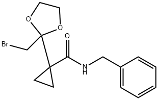 147011-41-4 1-[2-(溴甲基)-1,3-二氧戊环-2-基]-N-苄基环丙甲酰胺