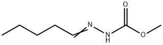 2-ペンチリデンヒドラジン-1-カルボン酸メチル 化学構造式