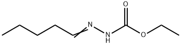 2-ペンチリデンヒドラジン-1-カルボン酸エチル 化学構造式