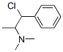 N,N-Dimethyl-β-chloro-α-methylbenzeneethanamine Structure