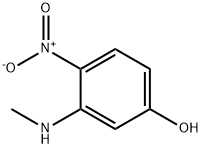 3-(Methylamino)-4-nitrophenol 结构式