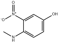 4-(甲基氨基)-3-硝基苯酚,14703-88-9,结构式