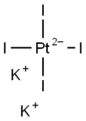 POTASSIUM TETRAIODOPLATINATE 化学構造式